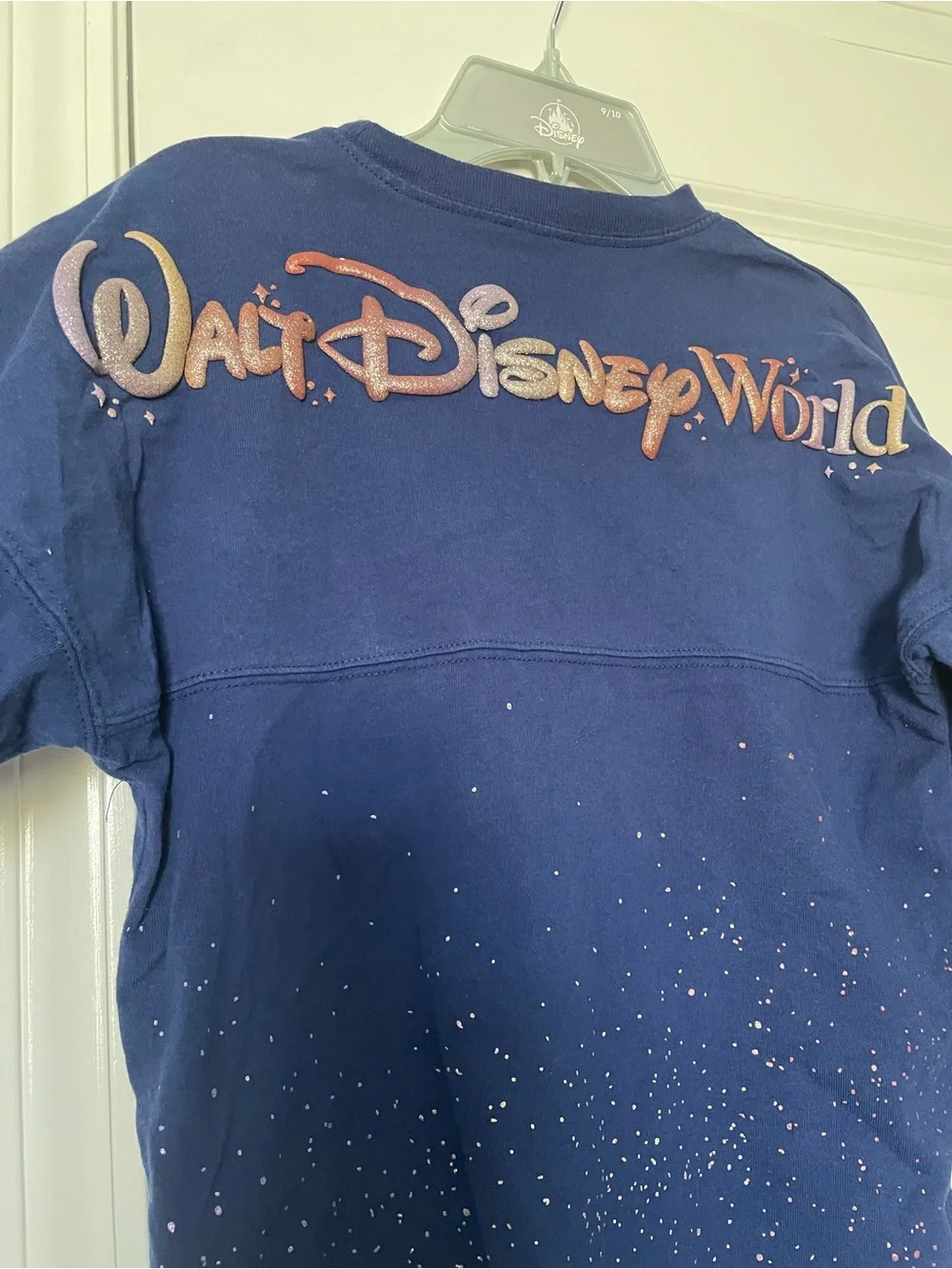 Disney World Kids Spirit Jersey 50th Anniversary Girls L 10-12 Long Sleeve Blue